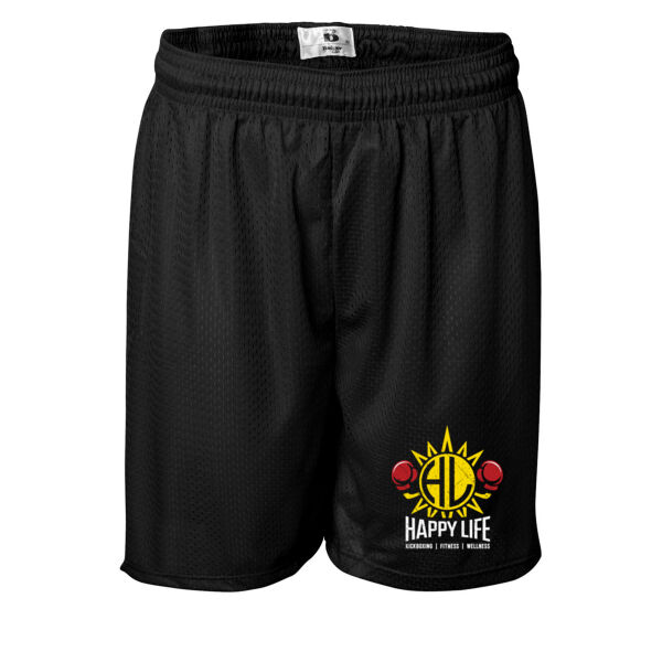 HAPPY LIFE - LOGO - MEN'S 7 INCH MESH SHORTS - $9VEDQ2$ Thumbnail