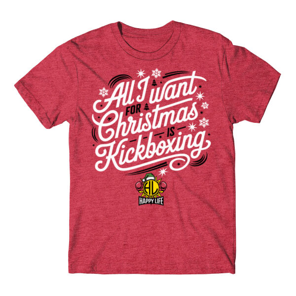 ALL I WANT FOR CHRISTMAS IS KICKBOXING - T-SHIRT - $21HK4D$ Thumbnail