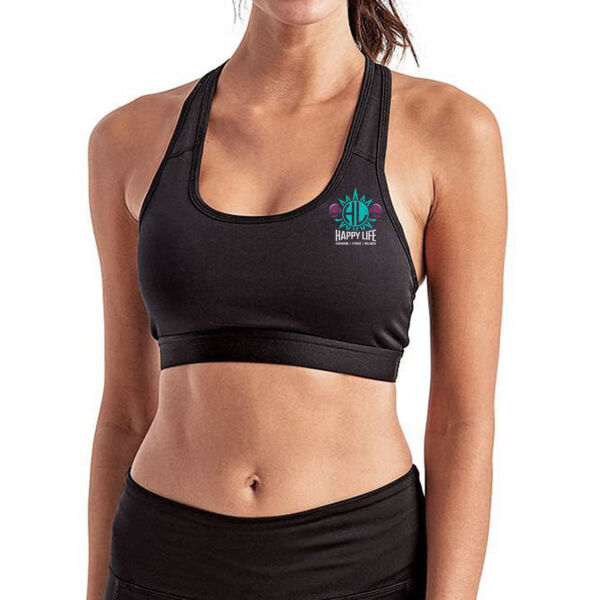 HAPPY LIFE - LOGO - SPORTS BRA - $DZ3SEV$ Thumbnail
